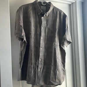 NWT Billy Reid XXL short sleeve button up shirt